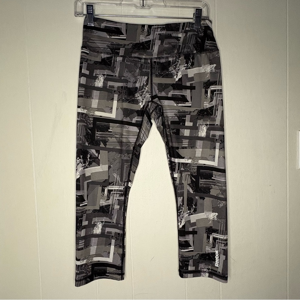 Reebok women’s Black Patterned Pants